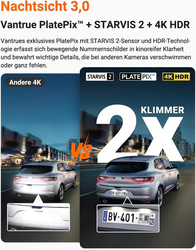 Thumbnail 2 de VANTRUE N4 Pro S 4K Dashcam