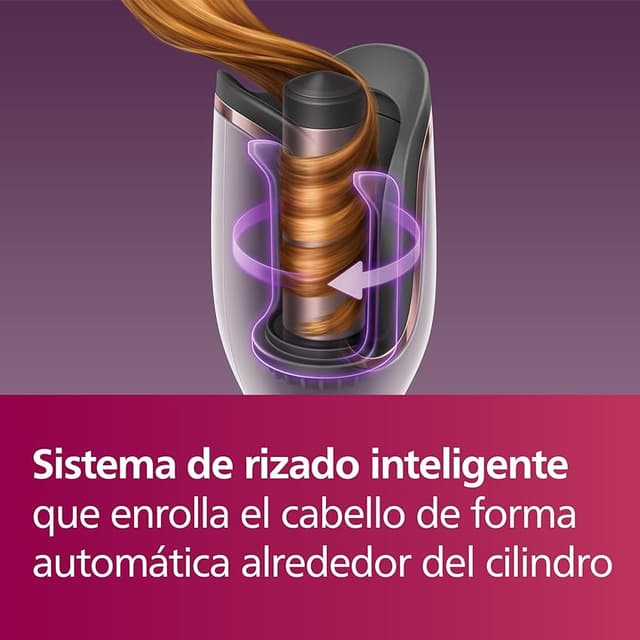 Detalle de Philips BHB878/00 Rizador Automático con Tecnología Moisture Protect 💁♀