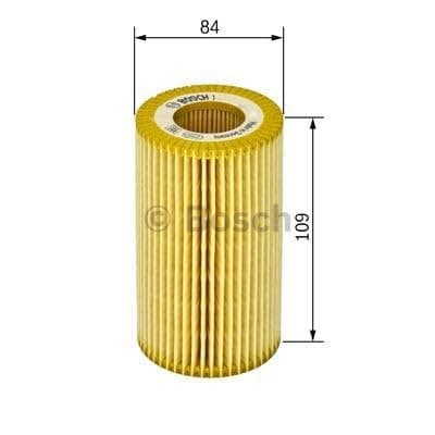 Detalle 2 de Filtre à huile Bosch P7102 — séparation des suies et particules métalliques pour une lubrification fiable