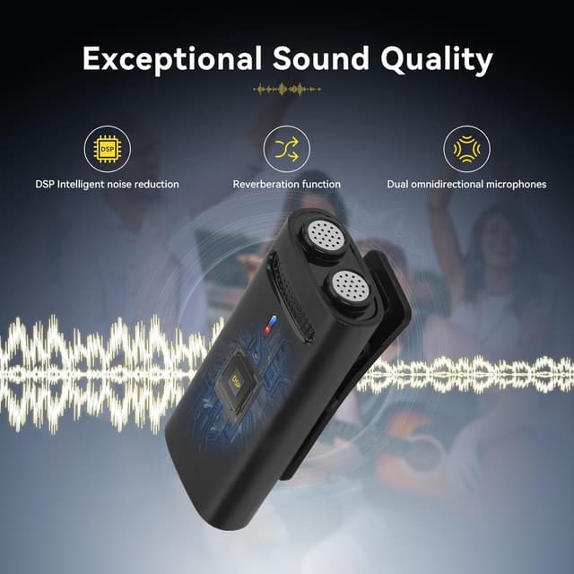 Thumbnail 1 de Retekess TG103 microfono lavalier per video 40h