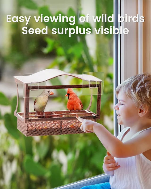 Thumbnail 1 de HouseSapp Window Bird Feeder