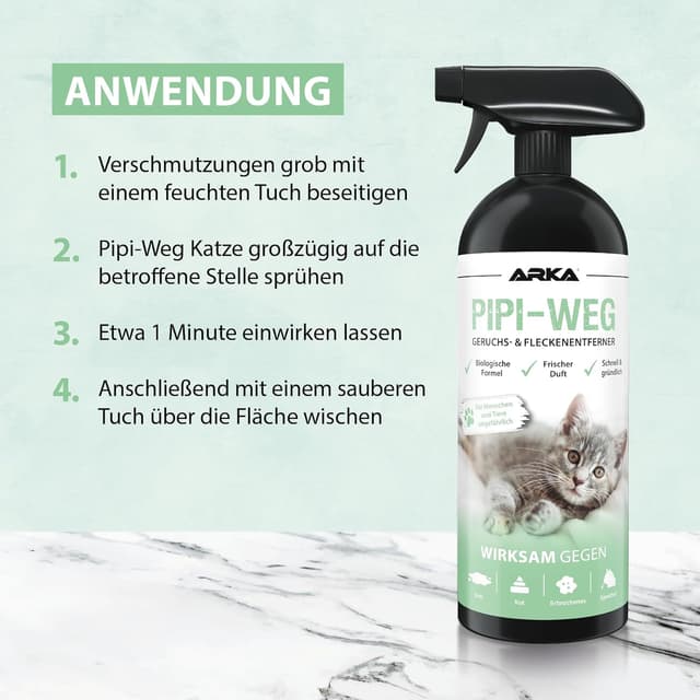 Thumbnail 6 de Pipi-Weg Enzymreiniger Katzenurin 750 ml