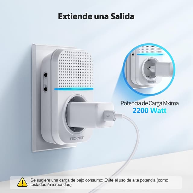 Thumbnail 1 de TECKNET Timbre Inalámbrico 400 m 📢