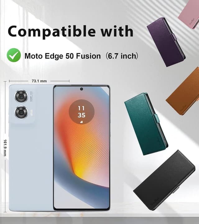 Detalle 2 de Yunubeyii Moto Edge 50 Fusion Handyhülle