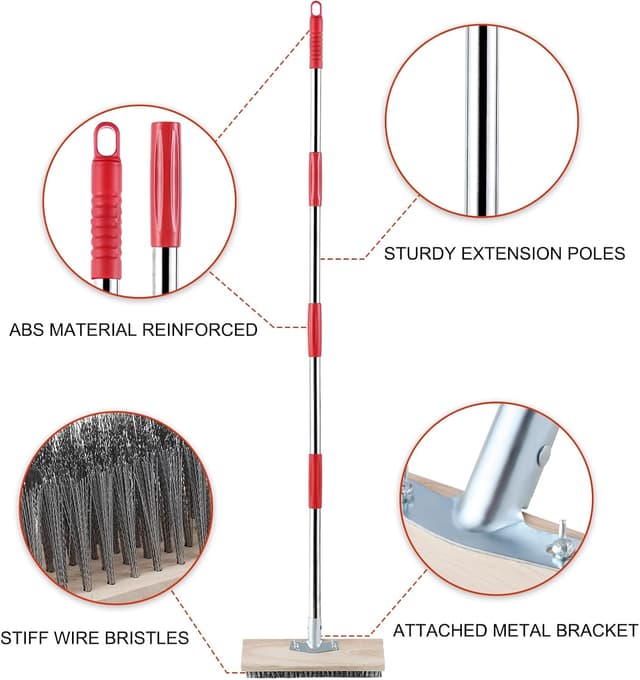 Thumbnail 4 de Mitclear Heavy Duty Wire Broom 57in 🧹