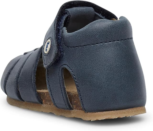 Detalle 2 de Falcotto Offene Sandale mit Herzmuster aus Leder (Klettverschluss)