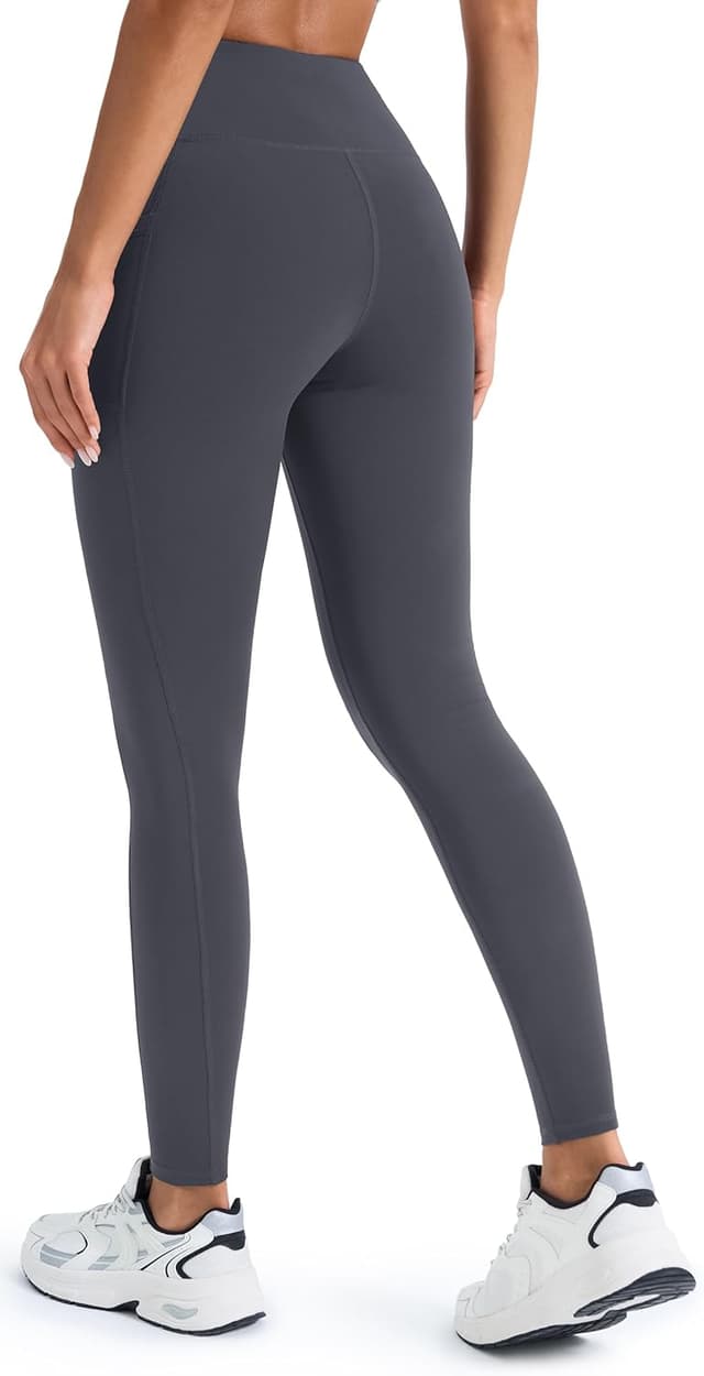 Detalle de JOYSPELS Women’s Fleece Lined Thermal Leggings with Pockets (High Waist)