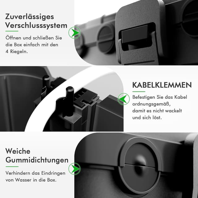 Thumbnail 2 de RESTMO große wasserdichte Kabelbox 32x22x13 cm