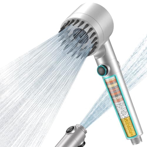 Detalle de MEKO Alcachofa de ducha con filtro 15 pasos