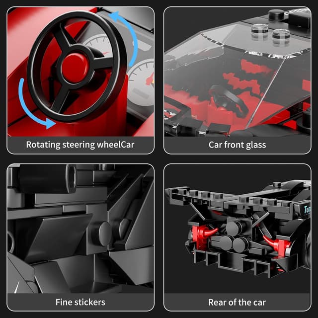 Thumbnail 5 de Mould King 27061 Speed Champion Rennwagen 325 Teile 🚗