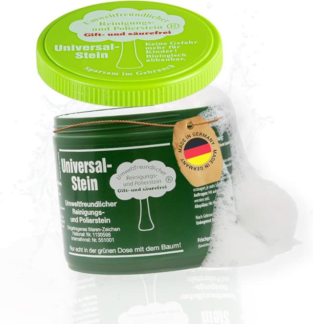 Detalle de Universal-Zielinsky Universal-Stein (grüner Stein) als Putzstein in der Haushaltsdose – 900 g