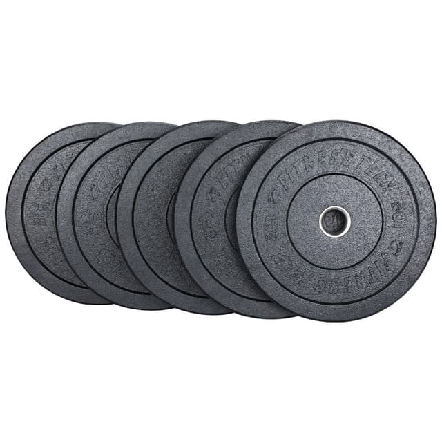 Detalle de Fitness Tech Set de discos Bumper Plate Hi-Temp 150 kg 🏋
