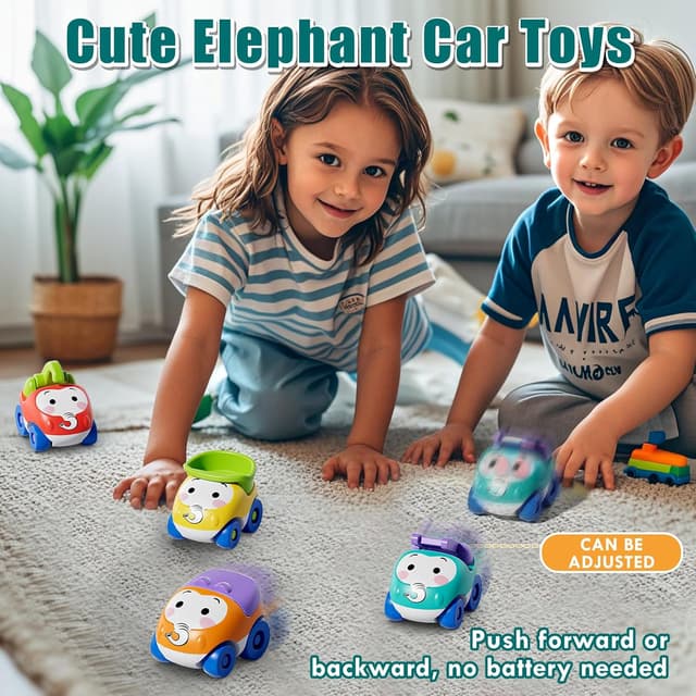Thumbnail 5 de Lehoo Castle Elephant Cars toys for 1 year olds