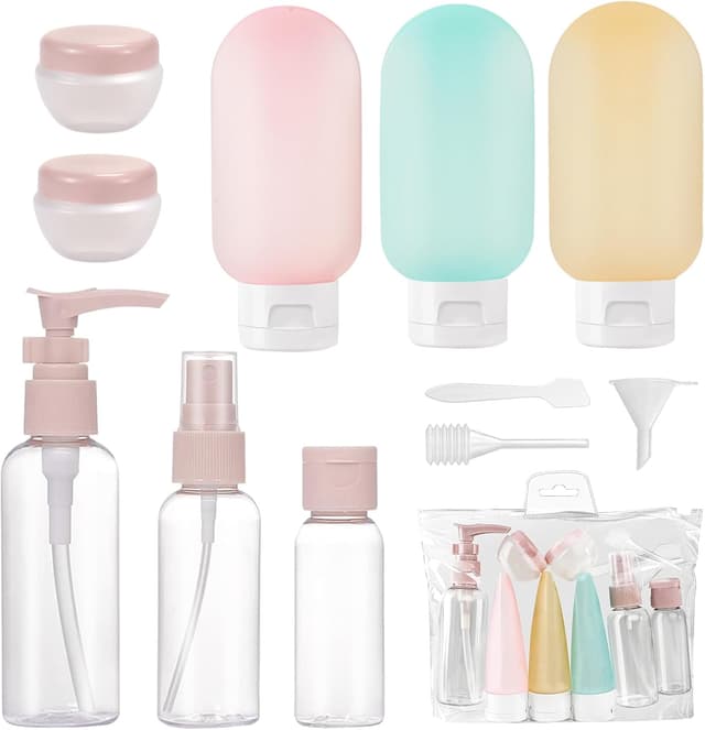 Imagen de Bottiglie da viaggio 11 pezzi set contenitori en OfertitasTOP