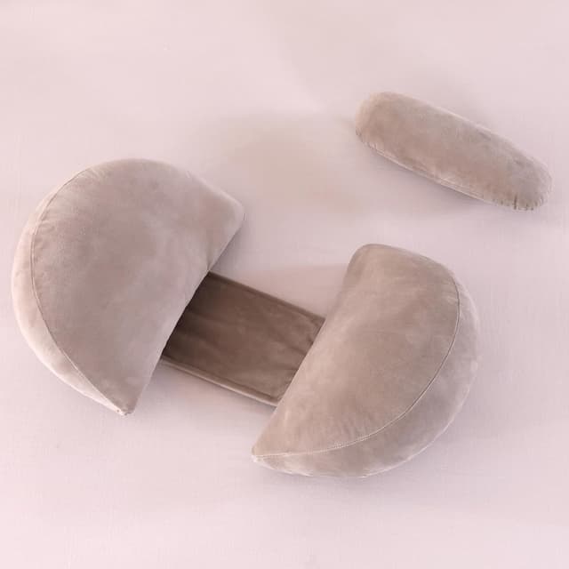 Detalle de SHANNA Neu Schwangerschaftskissen einstellbar – Komfort-Bodypillow für Bauch, Taille & Ganzkörper