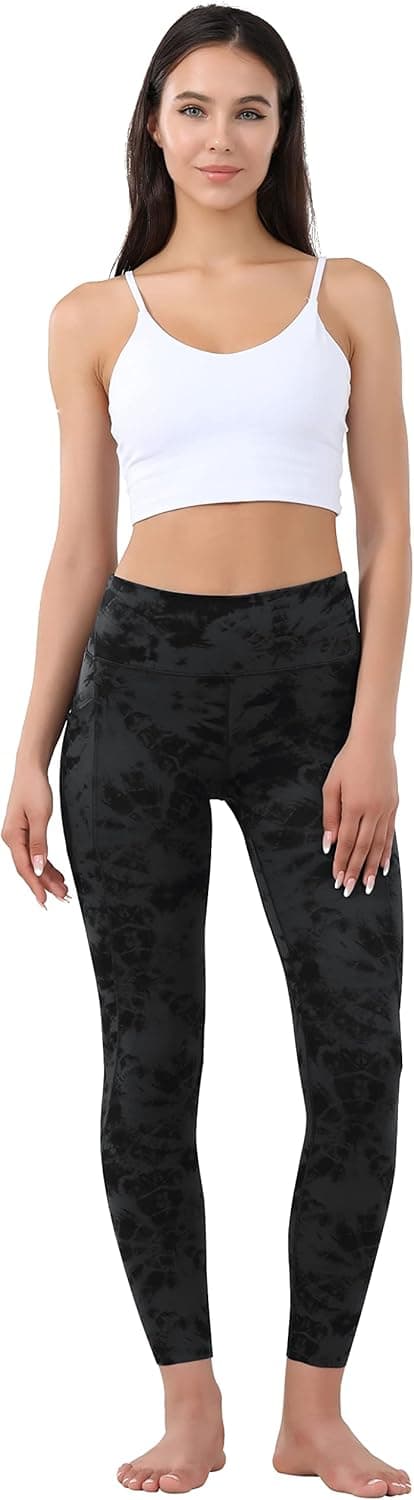 Detalle 2 de OVRUNS high-waist gym leggings with pockets for women (yoga, running & compression)