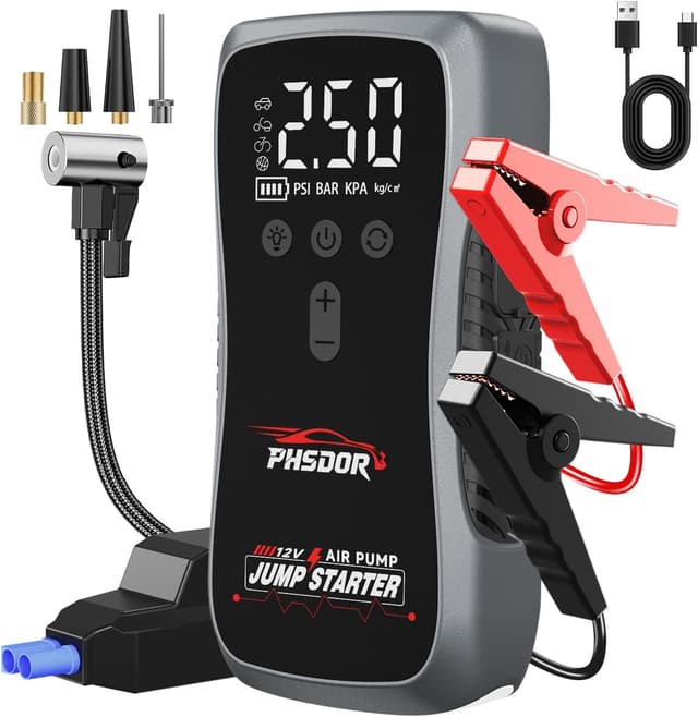 Detalle de 8000A Jump Starter Power Pack 25,000mAh car booster