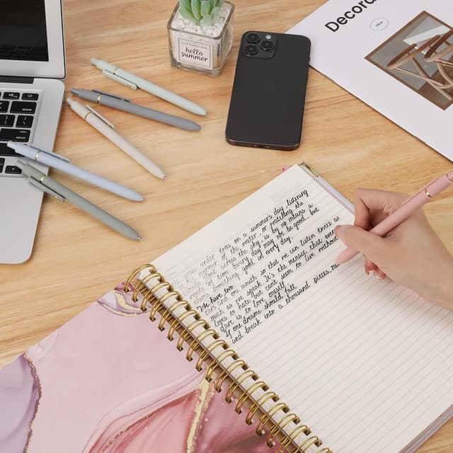 Thumbnail 6 de Ddaowanx Gel Pens (6-Pack) 0.5mm Quick-Dry Retractable Black Ink Fine Point