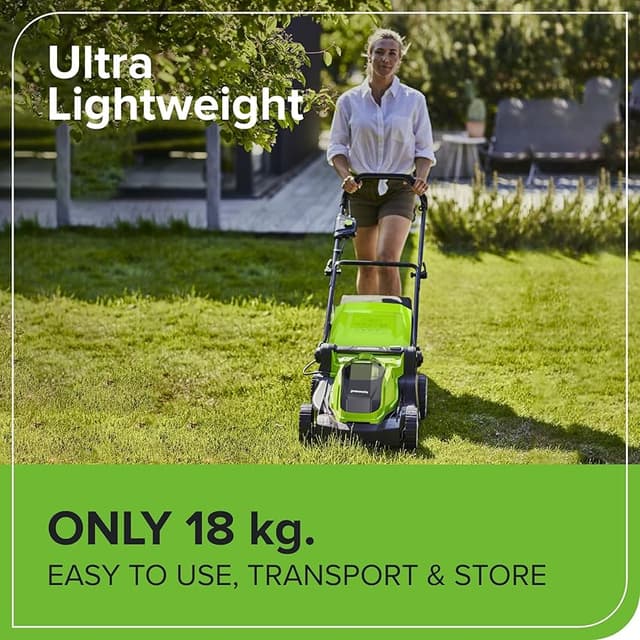 Thumbnail 5 de Greenworks G40LM41K2X Cortacésped 41 cm, 50 L 📷