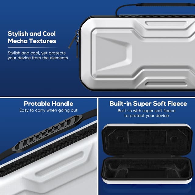 Detalle 2 de FYOUNG Étui rigide de protection pour PlayStation Portal — housses, EVA et doublure en flanelle