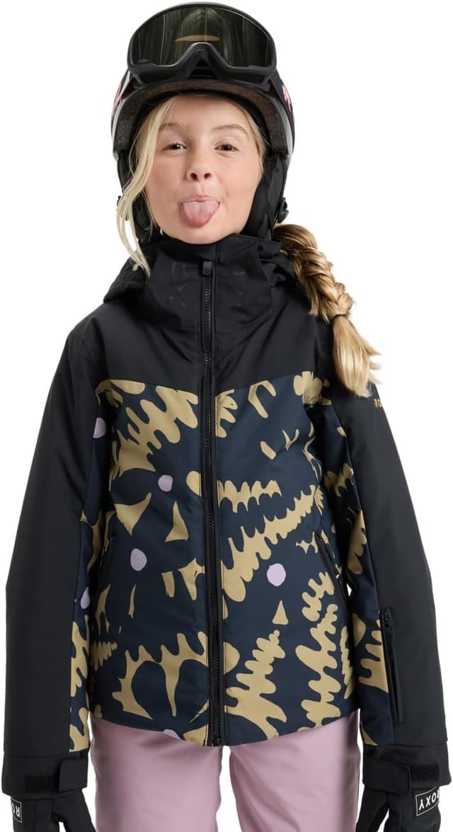 Detalle 2 de Roxy Free Jet Block Girl Jacket Jacke für Mädchen (1er Pack) – mit durchgehendem Reißverschluss