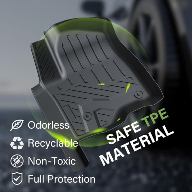 Thumbnail 5 de CARENTR Floor Mats Silverado 2019-2025 Rear Row