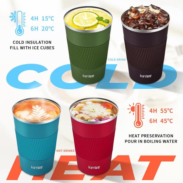 Thumbnail 4 de KETIEE Kaffeebecher 380 ml