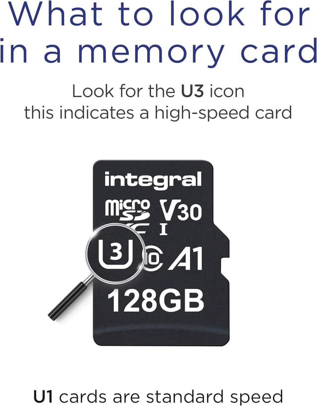 Detalle de Integral microSD 128GB for 4K video