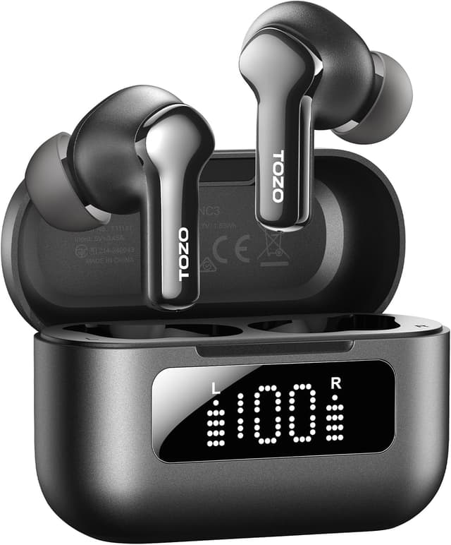 Detalle de TOZO NC3 Hybrid ANC earbuds, 55h battery