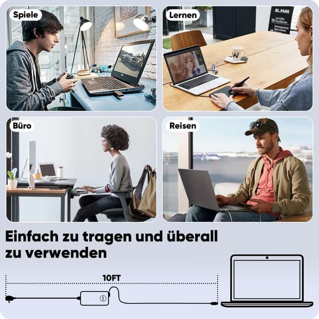 Thumbnail 5 de 130W USB C Netzteil für Dell XPS