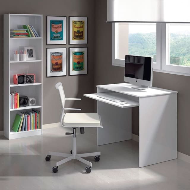 Detalle 2 de Habitdesign iJoy Mesa de ordenador con bandeja extraíble