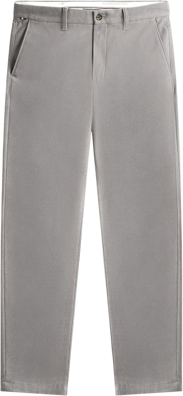 Detalle 1 de Tommy Hilfiger Men’s Denton Brushed Marl Chino trousers (5-pocket, tapered fit)