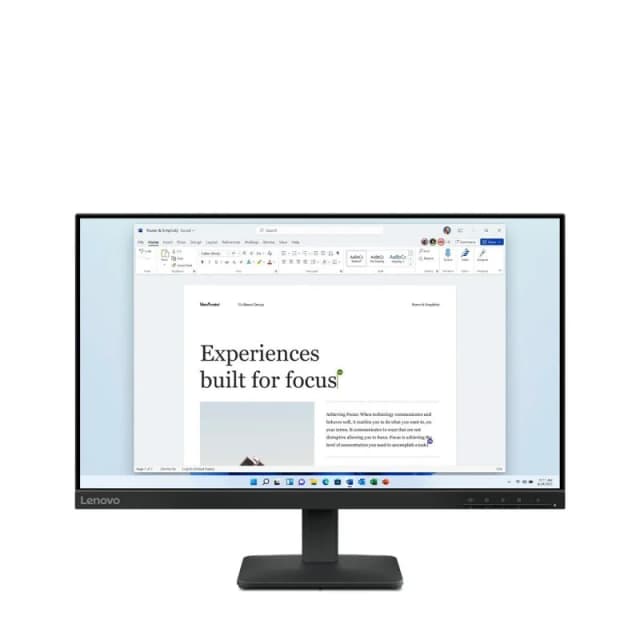 Detalle de Lenovo L24-4e 23,8" Full HD 100 Hz monitor