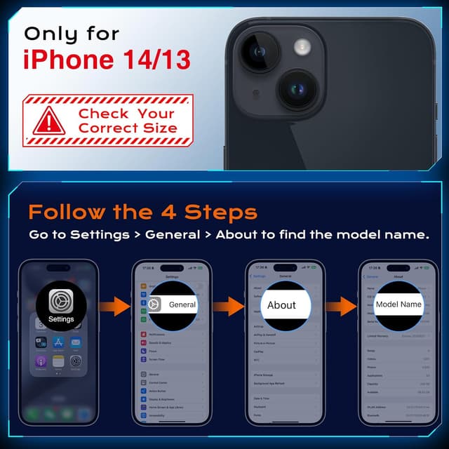 Thumbnail 6 de Anqrp Armor Handyhülle für iPhone 13/14 mit Ring-Ständer – stoßfest, rot