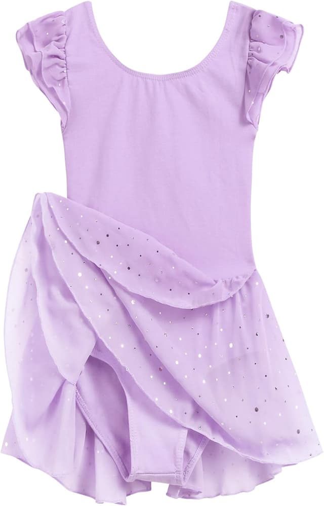 Detalle 2 de Kinder Ballettkleid mit Rock für 5 Größen