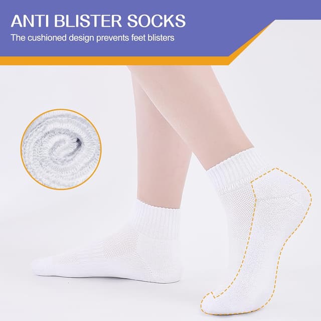 Thumbnail 4 de Stoeury Sports Ankle Socks 4 Pairs