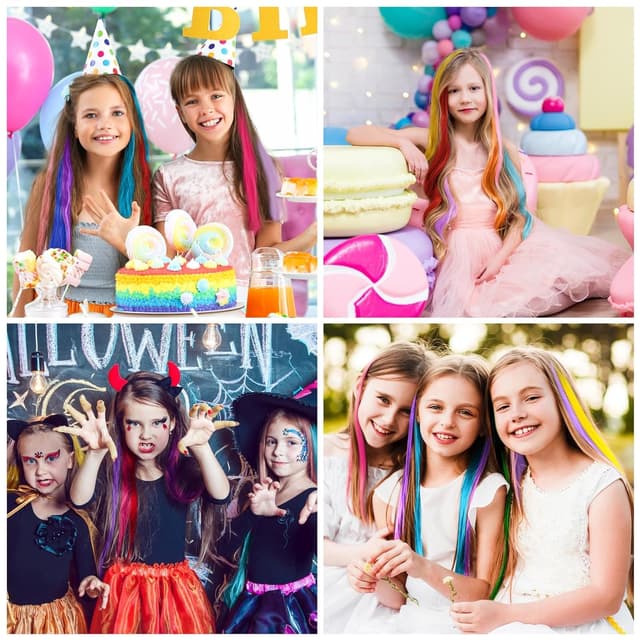 Thumbnail 5 de Colored Clip-In Hair Extensions 20 inch