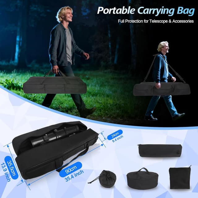 Detalle de HETEKAN 150EQ Spiegelteleskop 150 mm für Sterne