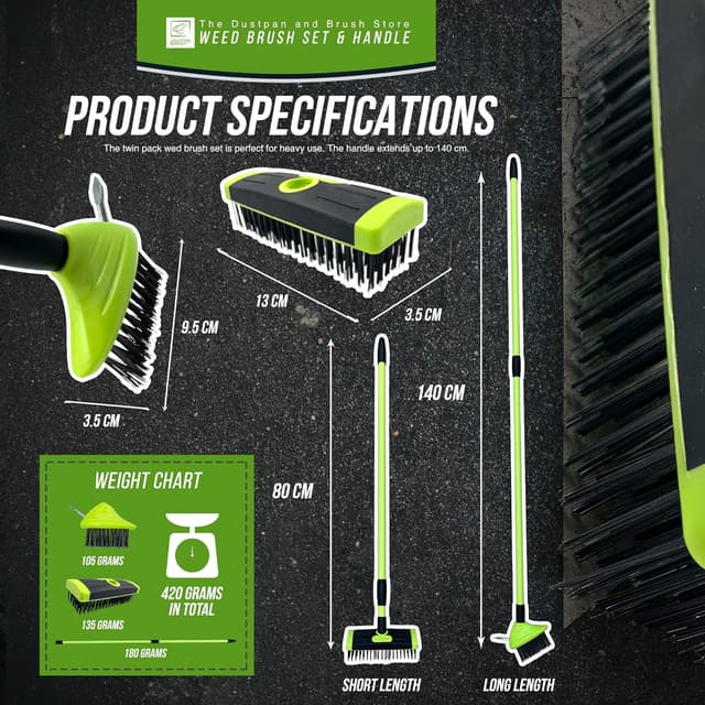 Detalle de Weed Remover tool 2 brush set 80-140cm