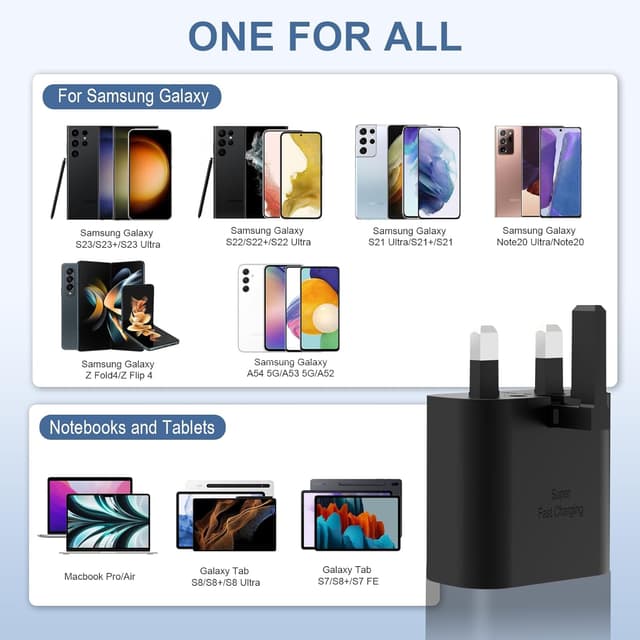 Thumbnail 5 de Samsung 25W Super Fast Charger 2M cable