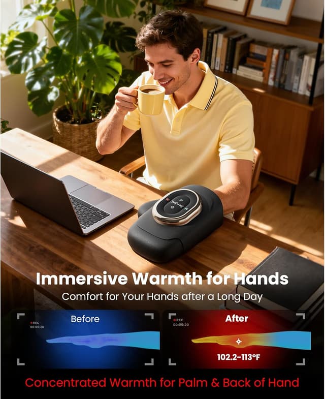 Detalle 2 de BOB AND BRAD Hand Massager 42°C