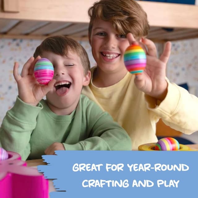 Detalle 2 de Eggmazing Egg Decorator Wooden Eggs 24-Pack