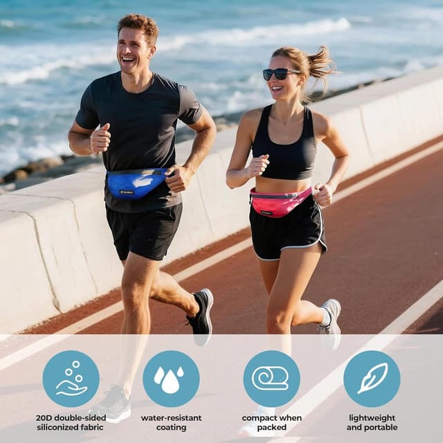 Thumbnail 4 de Vavabox Bauchtasche wasserdicht 2 Reißverschlüsse