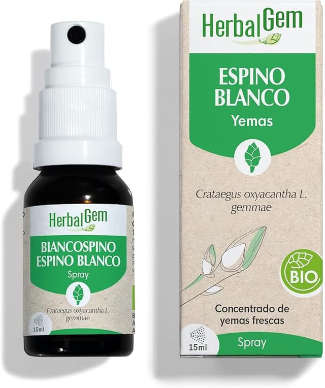 Detalle de HERBALGEM Espino Blanco spray 15 ml para circulación