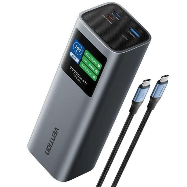 Imagen de Vention Power Bank 27000 mAh 140W bidireccional en OfertitasTOP