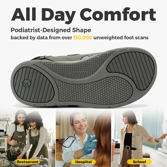 Thumbnail 6 de Sandali FitVille per piedi larghi