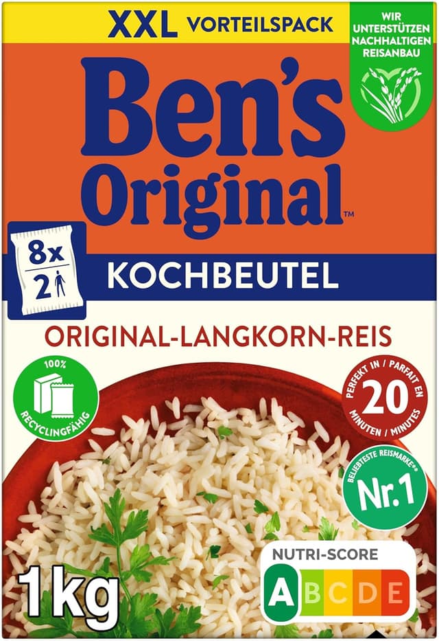 Thumbnail 1 de BEN'S ORIGINAL Original-Langkorn-Reis 6x1kg đ