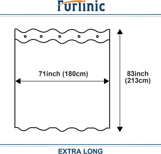 Thumbnail 6 de Furlinic Tenda Doccia AntiMuffa 180x240 cm