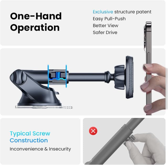 Thumbnail 5 de APPS2Car Magnetic Car Mount 6.29in