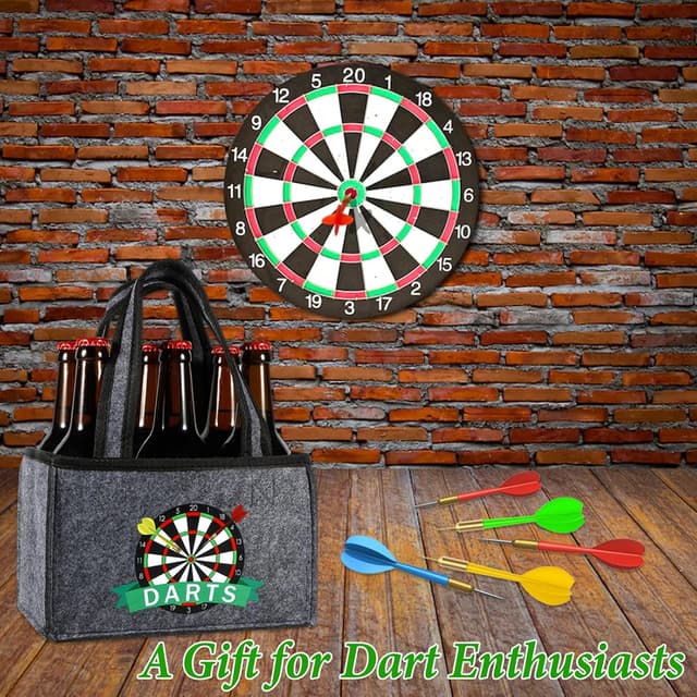 Detalle de Anicy Dart Geschenk Männerhandtasche 6 Flaschen